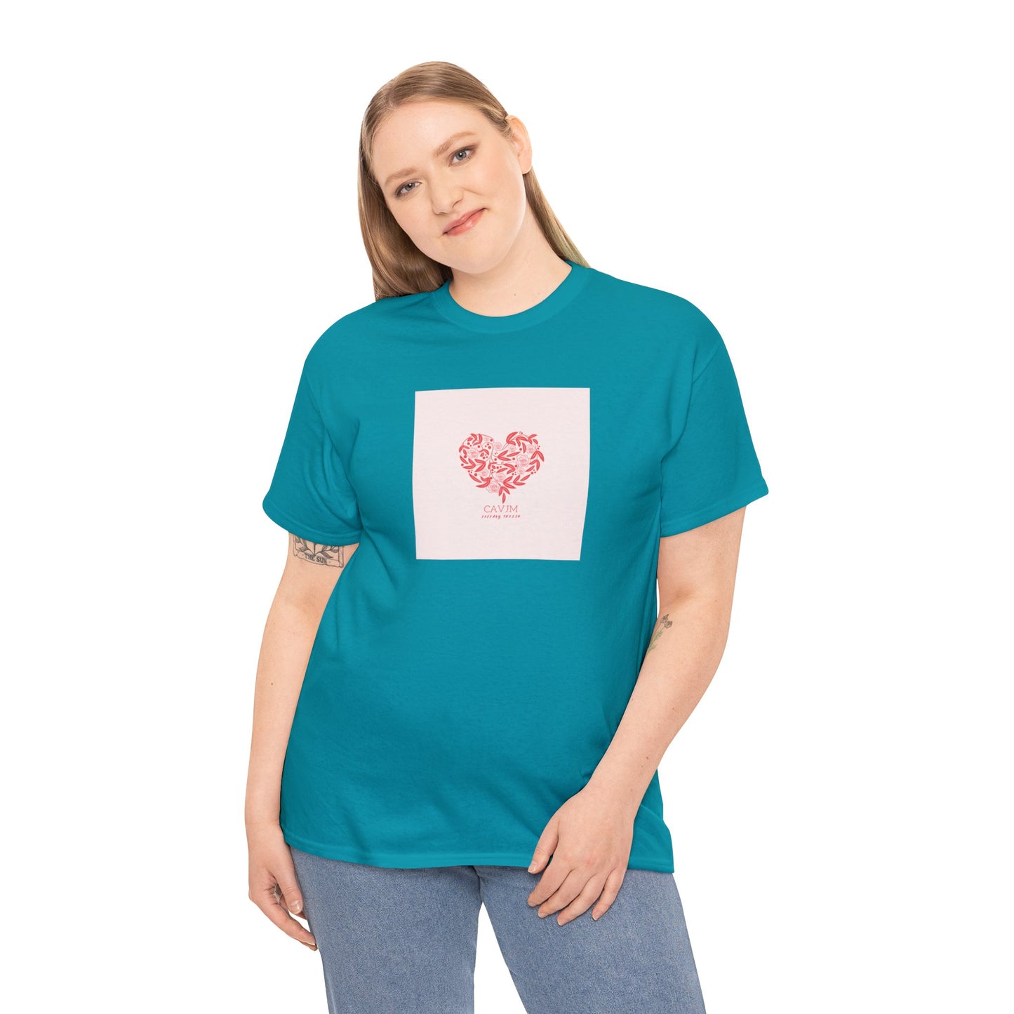 Unisex Heavy Cotton Tee Adult/Teen Activewear Good Quality Material Comes In Many Colors