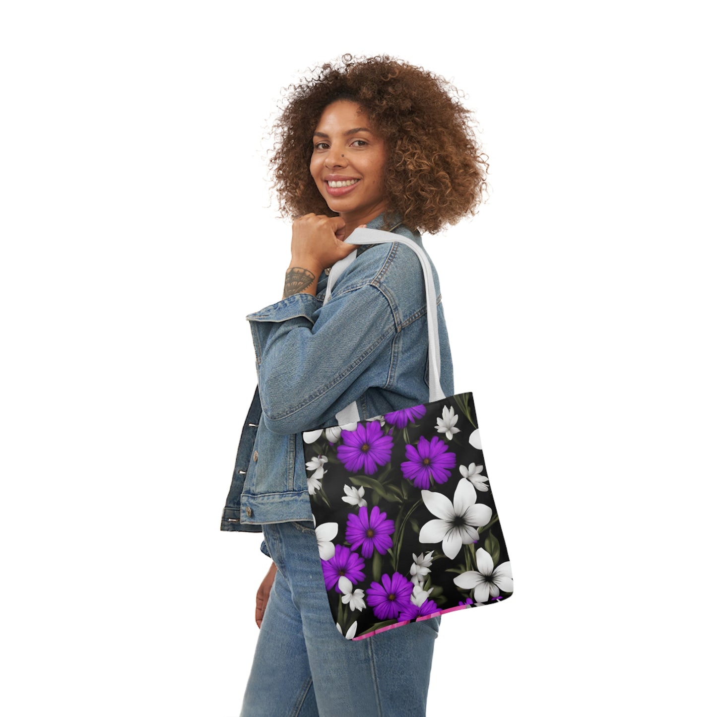 Polyester Canvas Tote Bag (AOP) Amazing Two Bags In One Different Designs On Each Side Adult Accessories