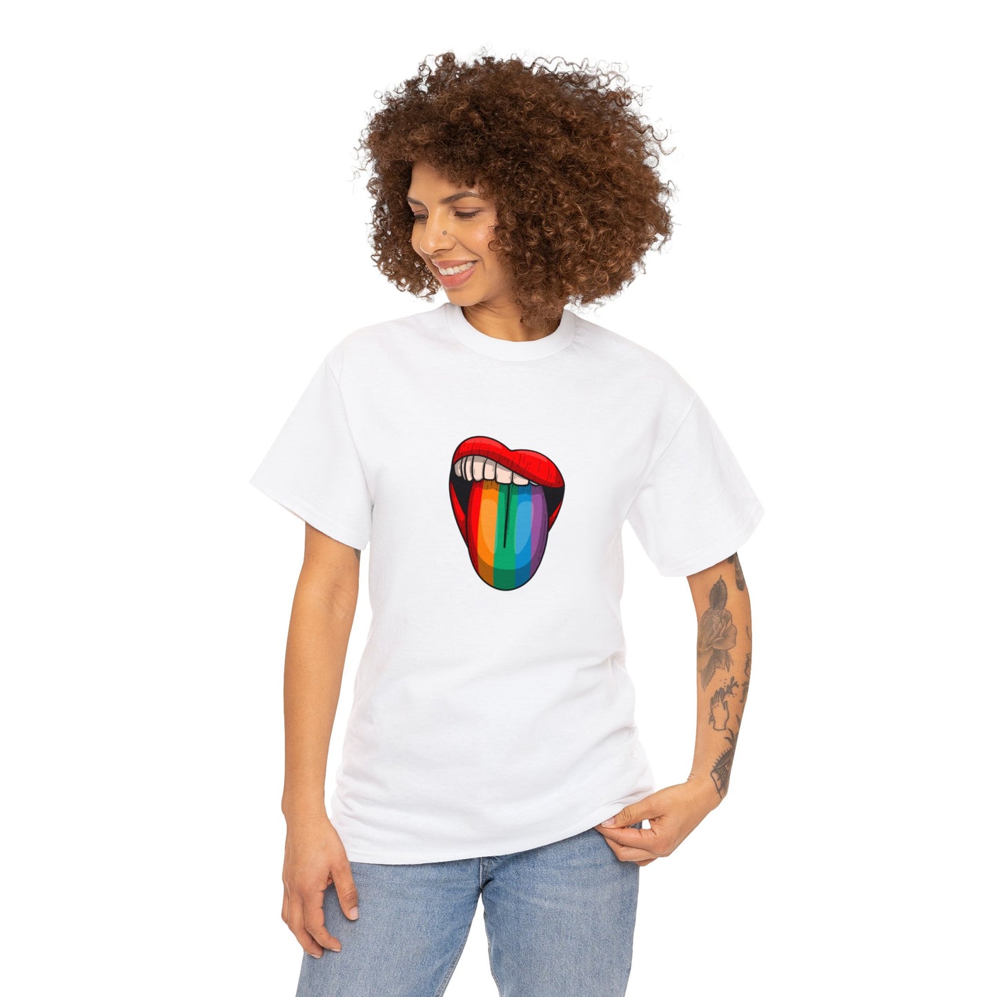 Unisex Heavy Cotton Tee Adult/Teen Activewear Comes In Various Colors