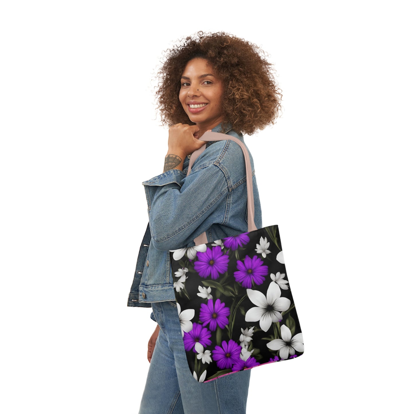 Polyester Canvas Tote Bag (AOP) Amazing Two Bags In One Different Designs On Each Side Adult Accessories