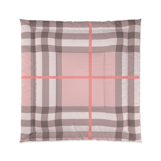 Comforter Adult/Teen/Kids Accessories Decor Plaid Pink