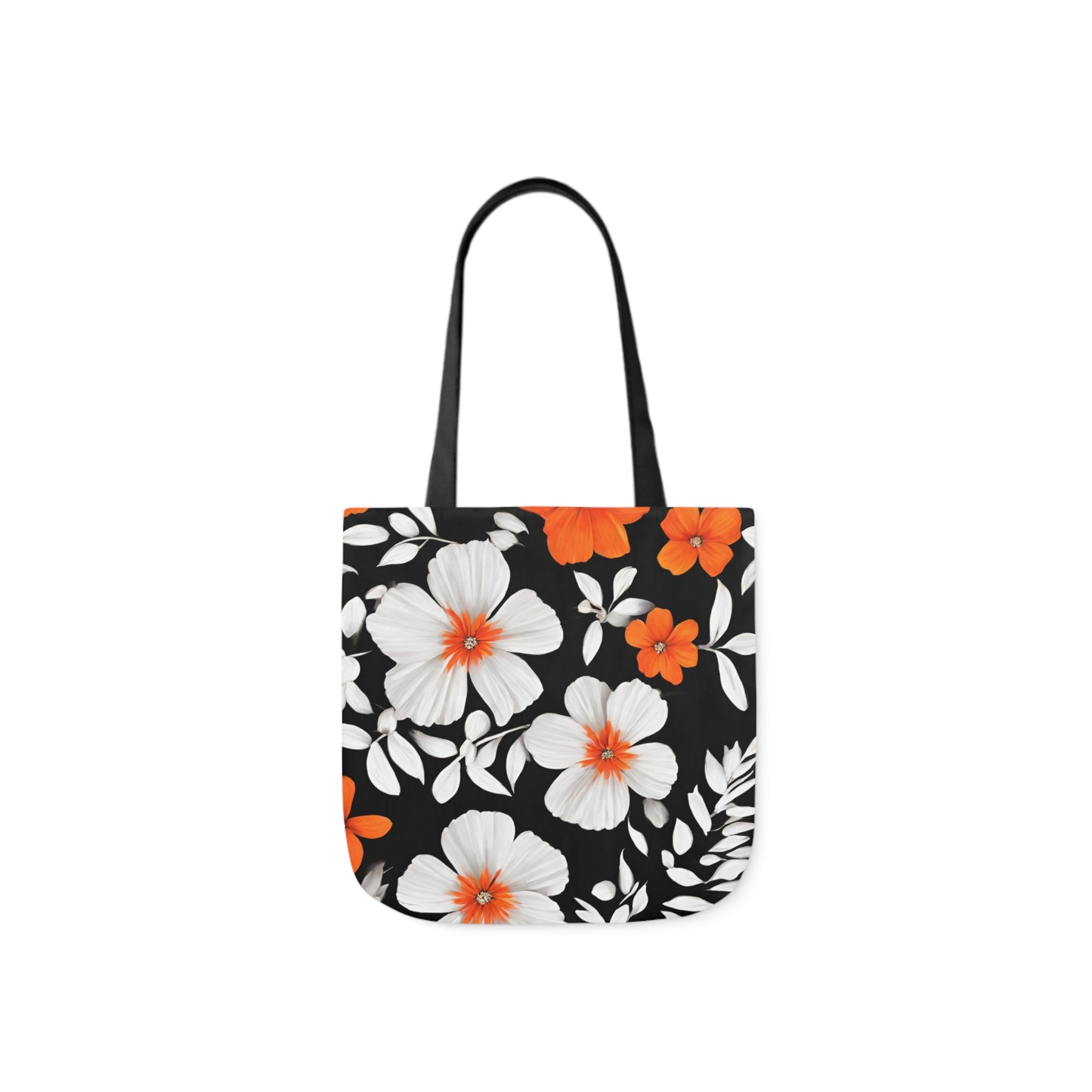 Polyester Canvas Tote Bag (AOP) Two Different Designs On Each Side Two Bags In One Adult Accessories