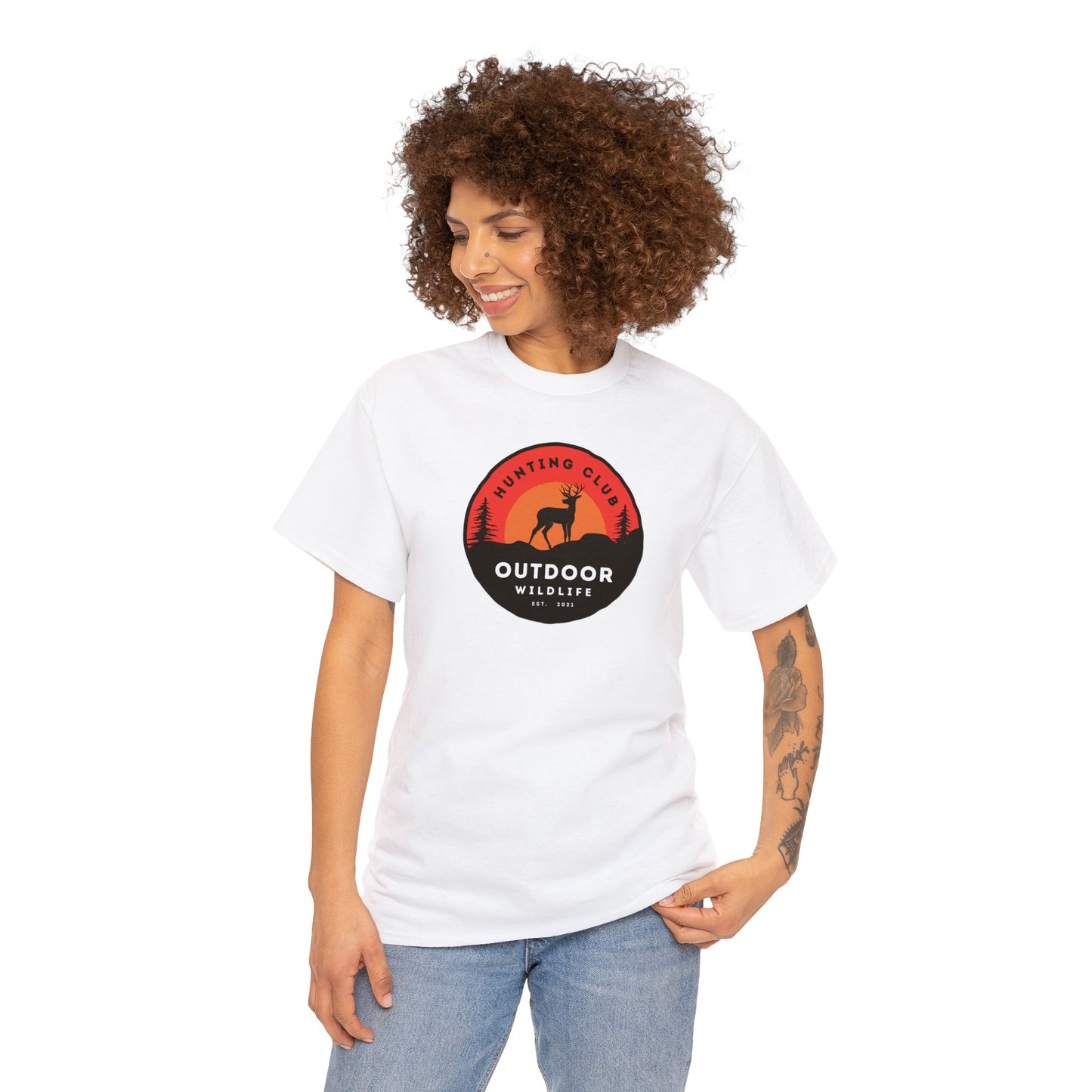 Unisex Heavy Cotton Tee Adult/Teen Activewear For That Outdoor Lover Shirt Comes In Many Colors