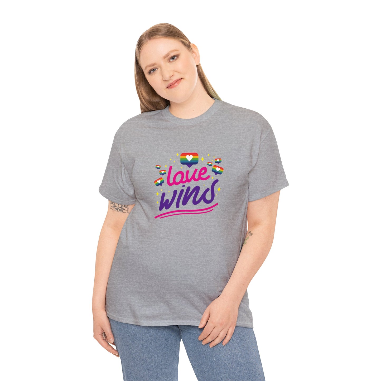 Unisex Heavy Cotton Tee Adult/Teen Activewear Comes In Many Colors