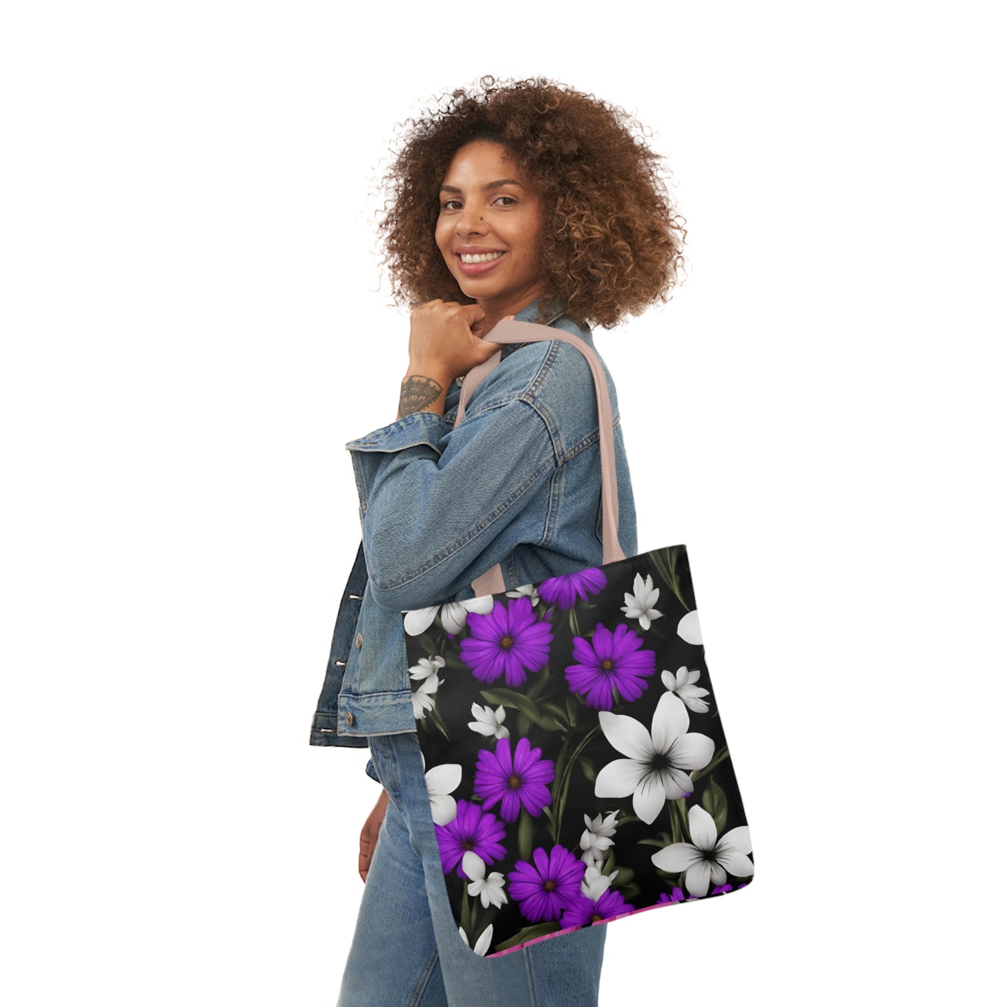 Polyester Canvas Tote Bag (AOP) Amazing Two Bags In One Different Designs On Each Side Adult Accessories