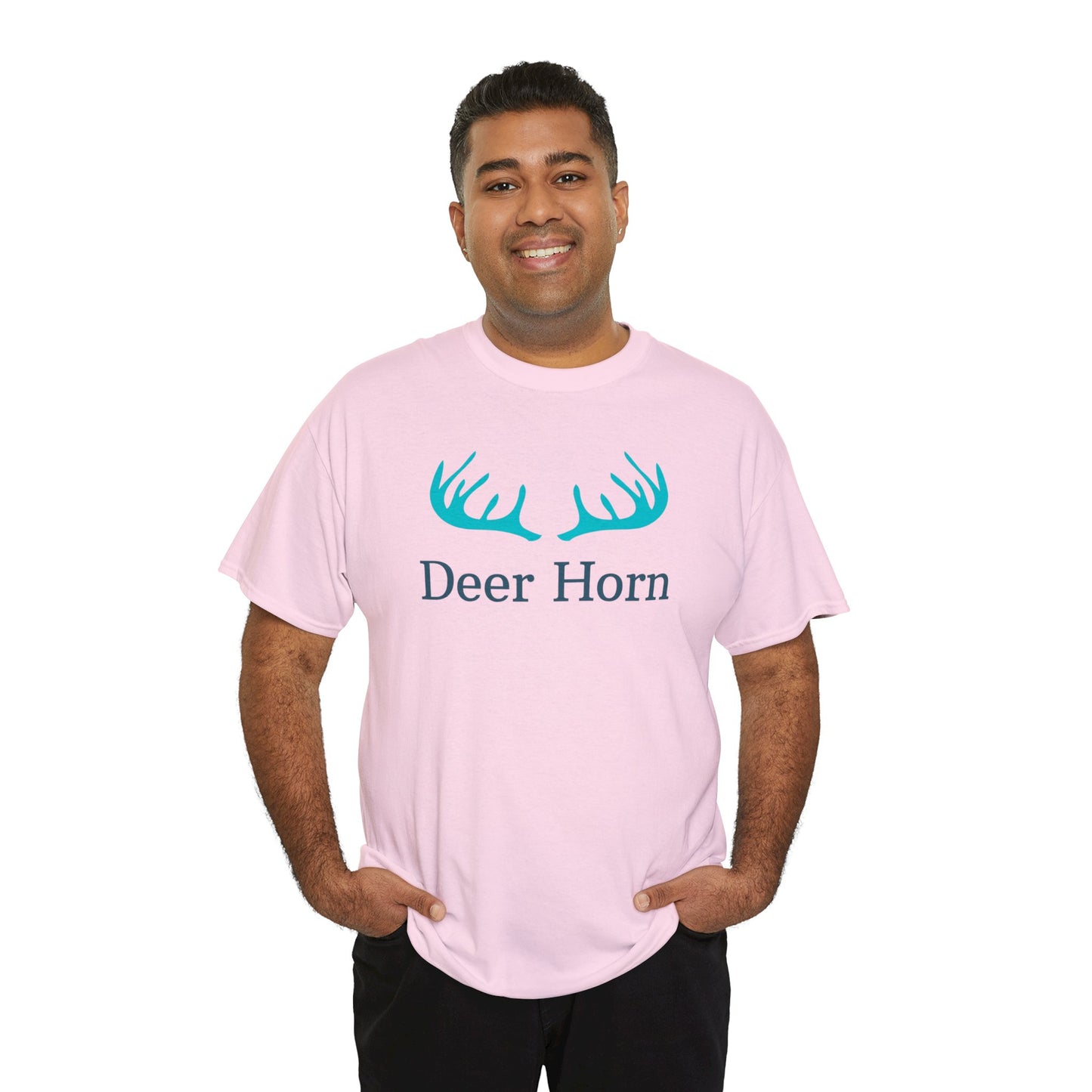 Unisex Heavy Cotton Tee Adult/Teen Activewear Deer Horn For The Avid Hunter Hunter Lover Shirt Comes In Many Colors