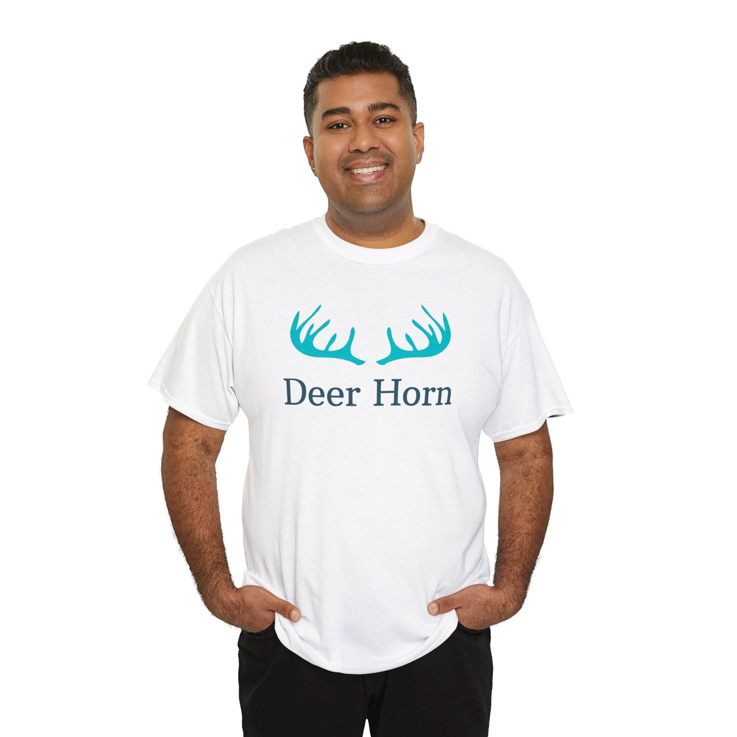 Unisex Heavy Cotton Tee Adult/Teen Activewear Deer Horn For The Avid Hunter Hunter Lover Shirt Comes In Many Colors