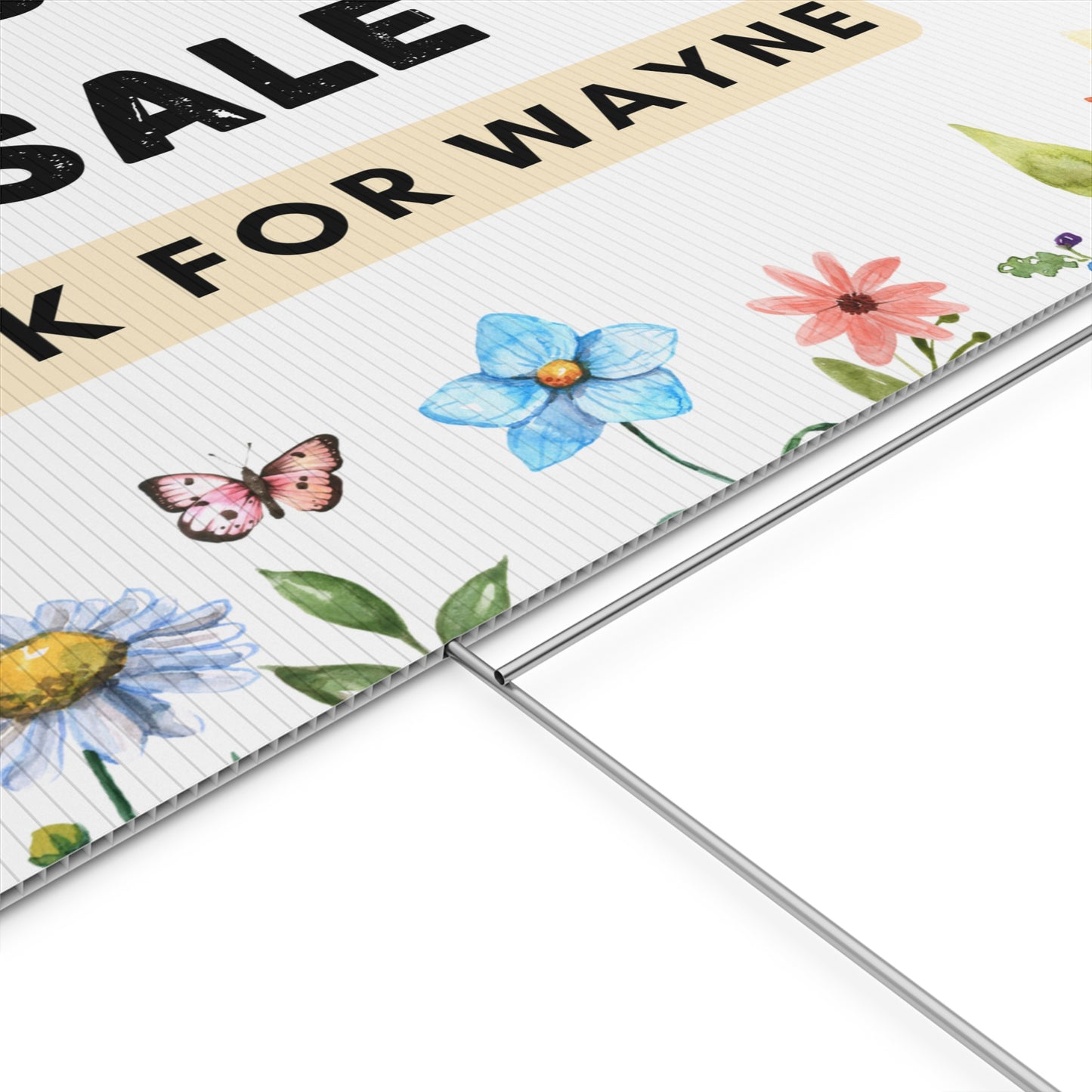 Plastic Yard Sign 36 x 24