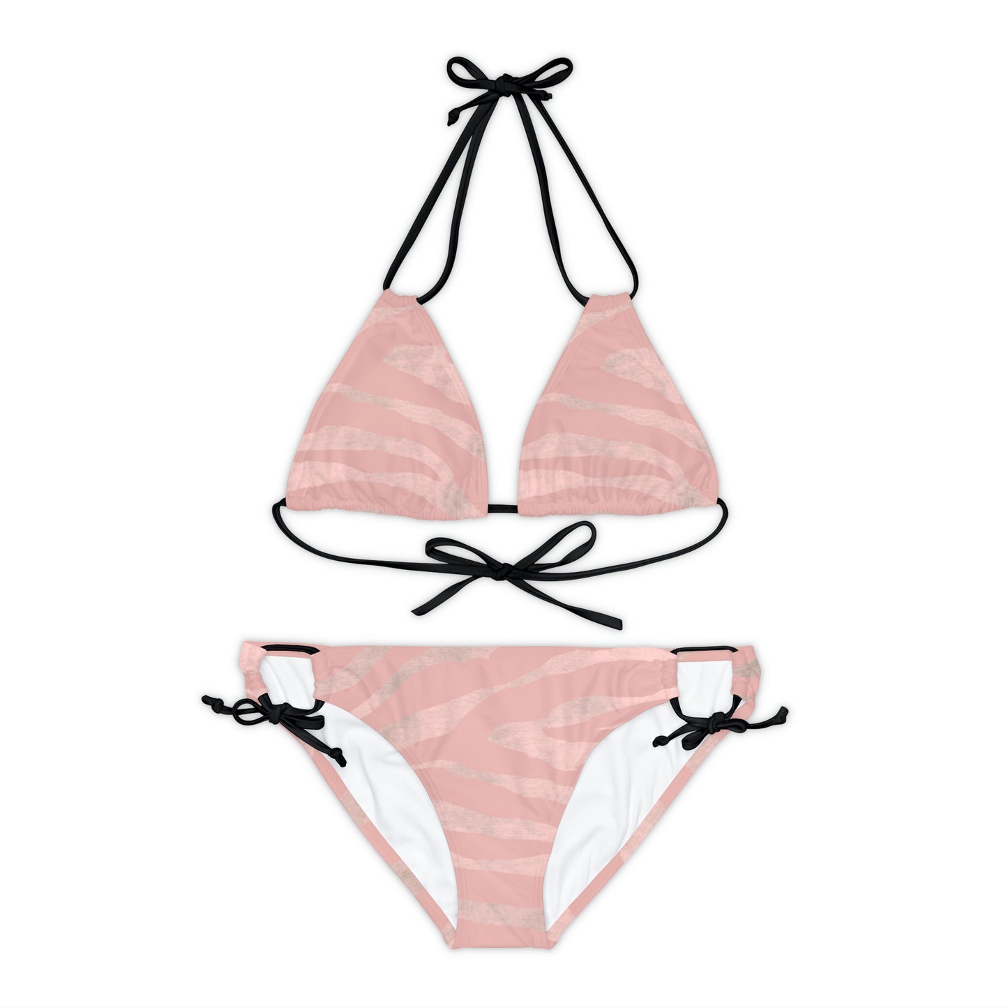 Strappy Bikini Set (AOP) Unisex Adult/Teen Activewear Straps Comes In Many Colors