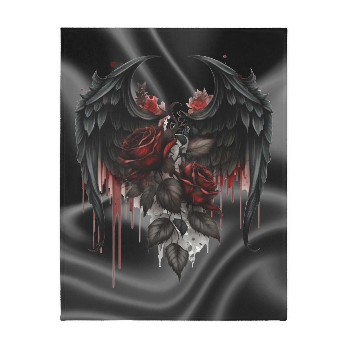 Velveteen Microfiber Blanket (Two-sided print) Good And Evil Two Blankets In One Adult Accessories