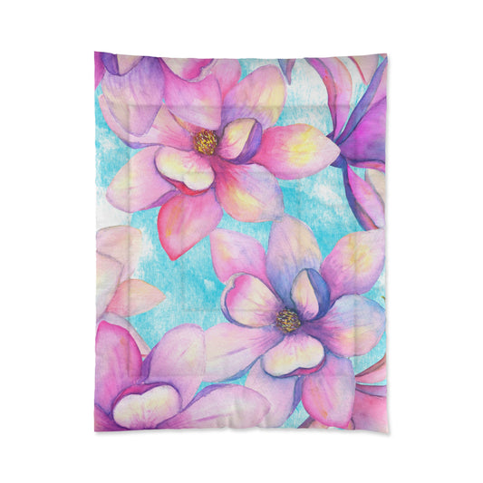 Comforter Adult/Teen/Kids Accessories Decor Beautiful Colors Flower Pattern