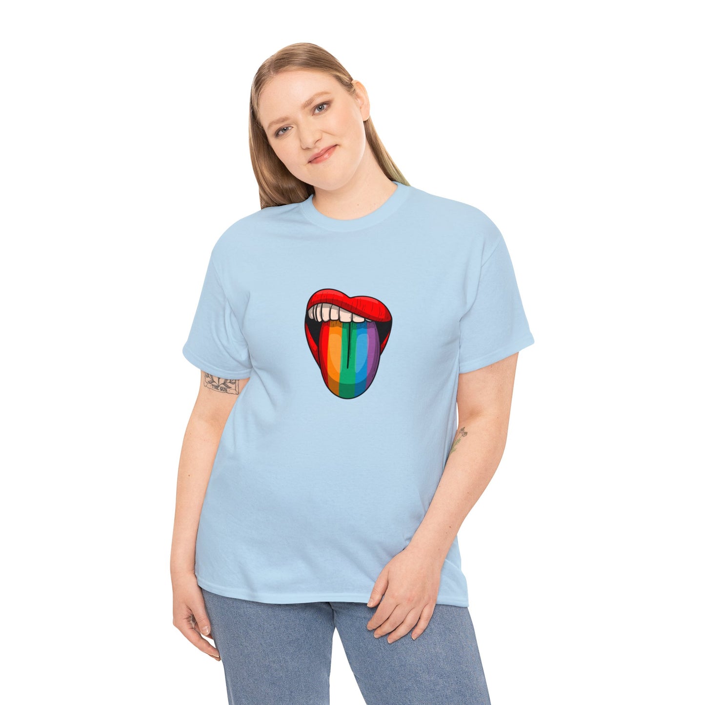 Unisex Heavy Cotton Tee Adult/Teen Activewear Comes In Various Colors