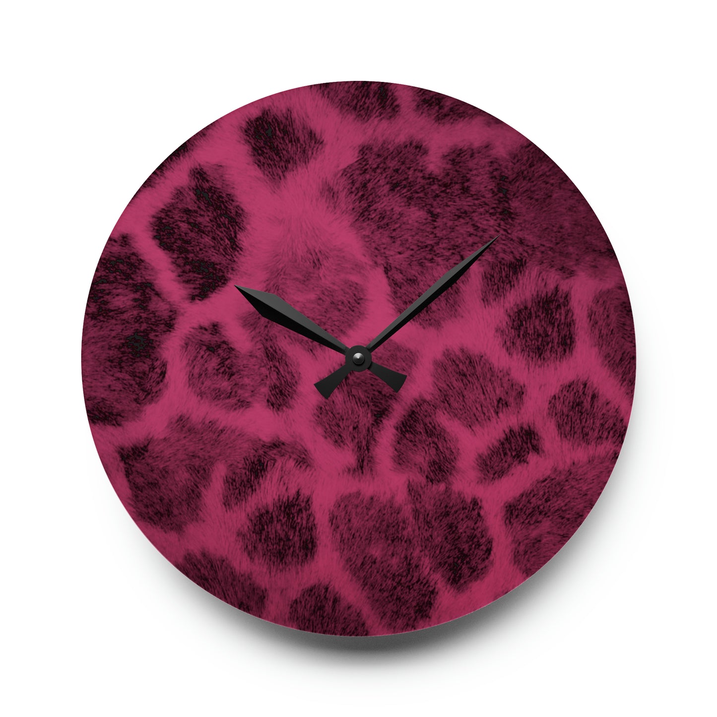 Acrylic Wall Clock If You Would Like This To Be A Matching Set Including or Not Clock Curtains Felt Storage Boxes Pillow Shams & More Please Call 1-603-377-1833 Can Be Done in 24 Hours!