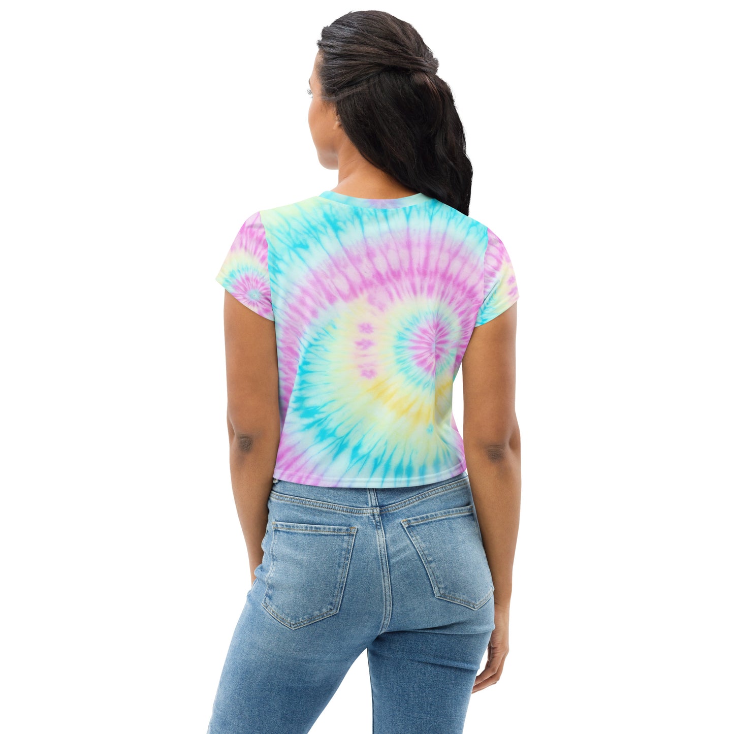 All-Over Print Crop Tee Adult/Teen Activewear