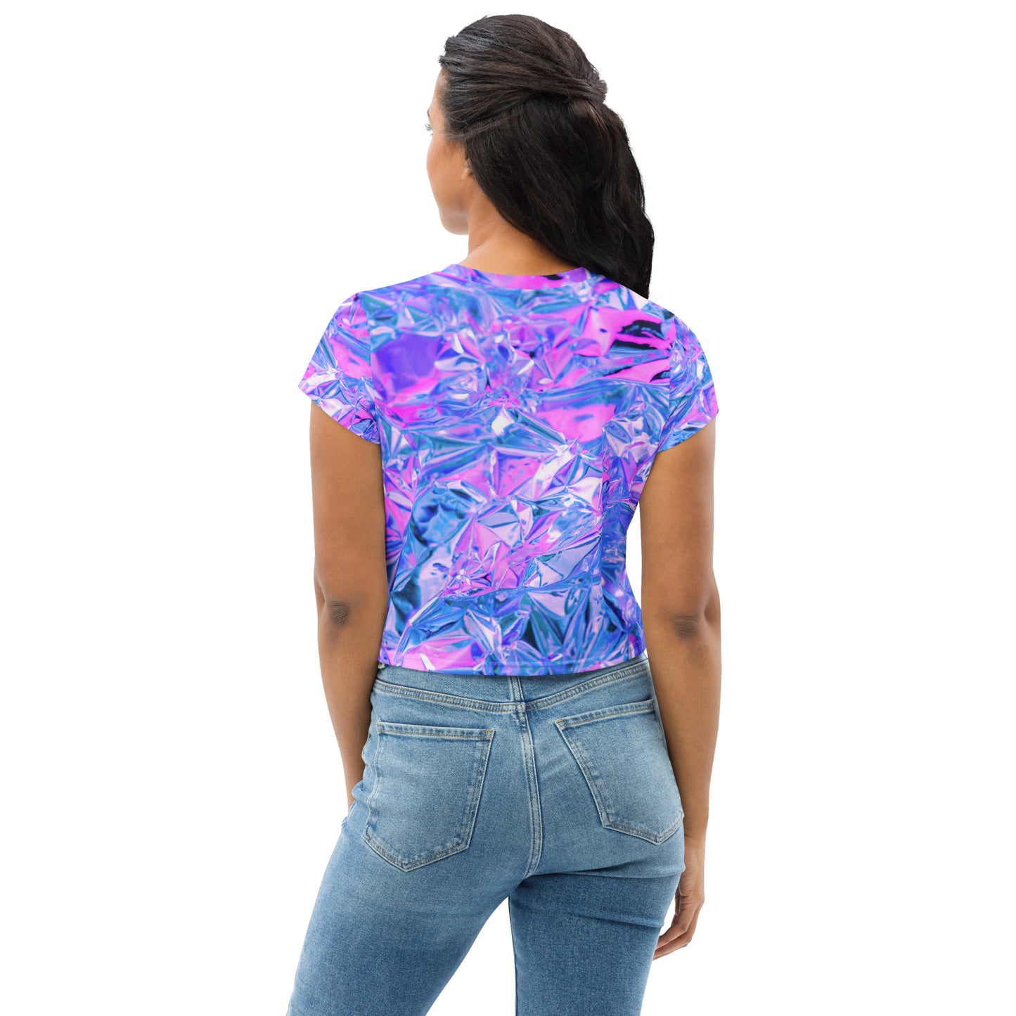 All-Over Print Crop Tee