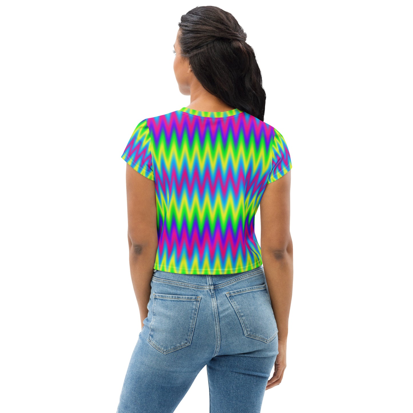 All-Over Print Crop Tee