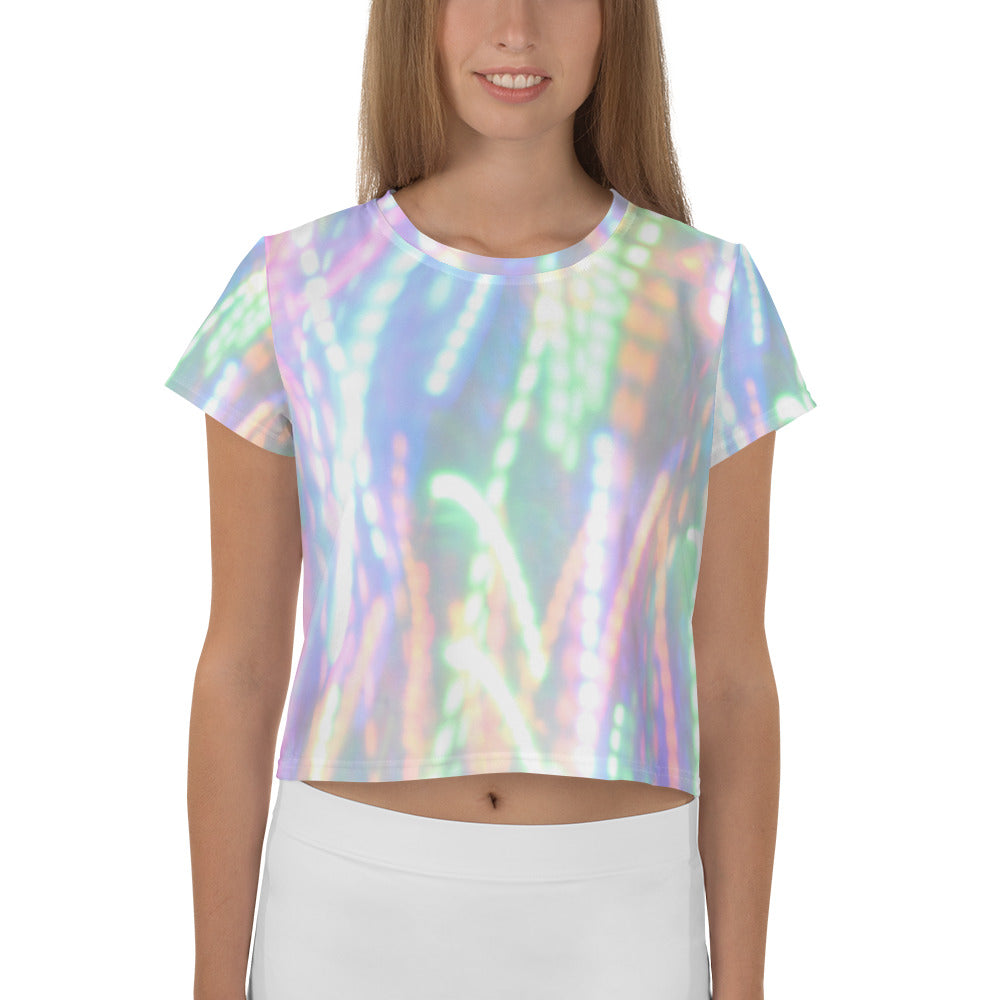 All-Over Print Crop Tee