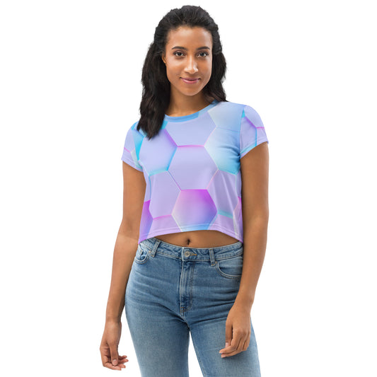 All-Over Print Crop Tee