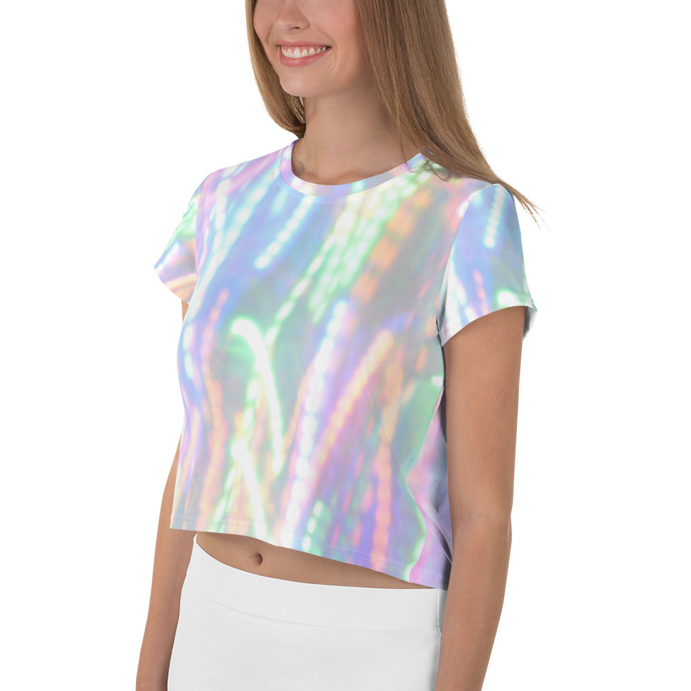 All-Over Print Crop Tee