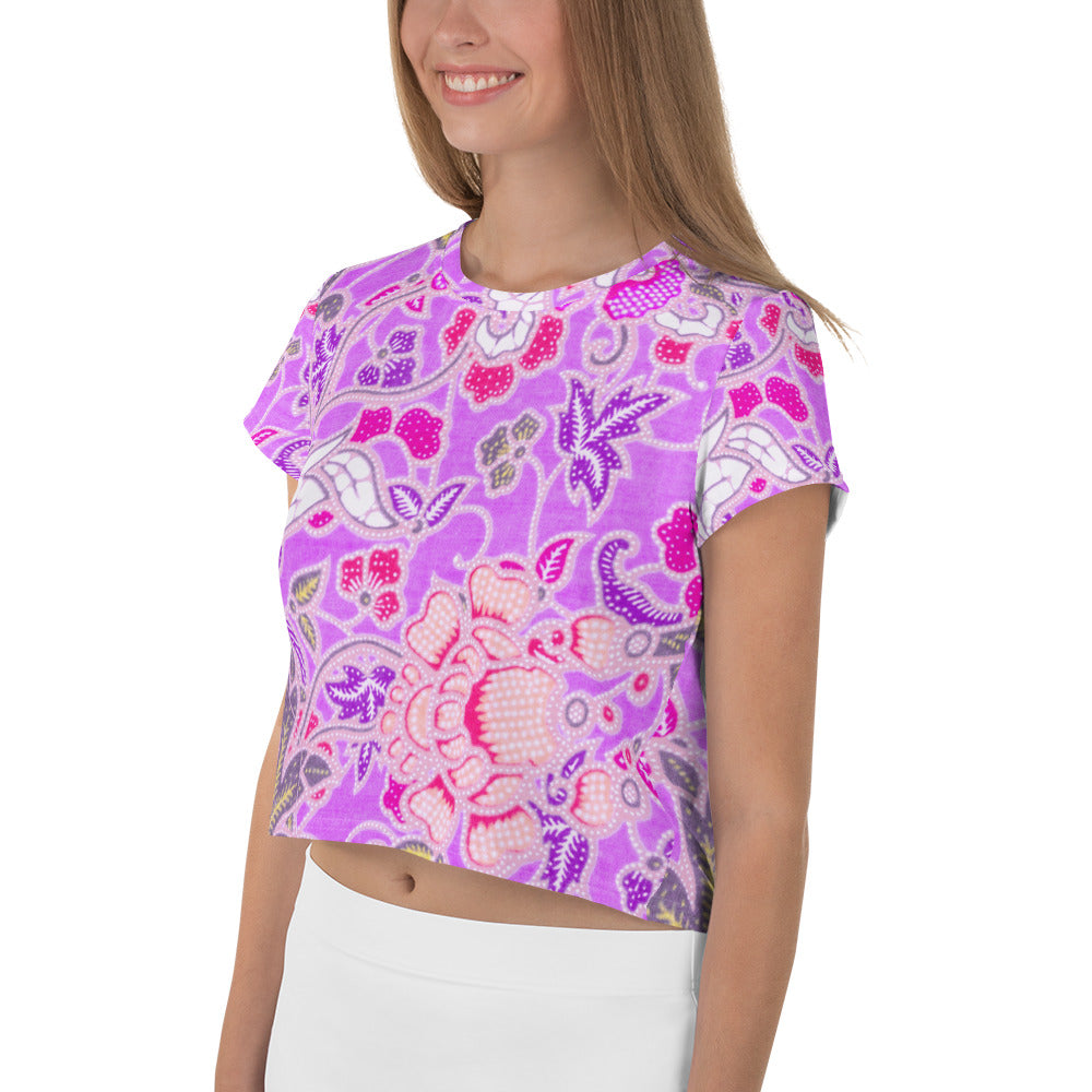 All-Over Print Crop Tee