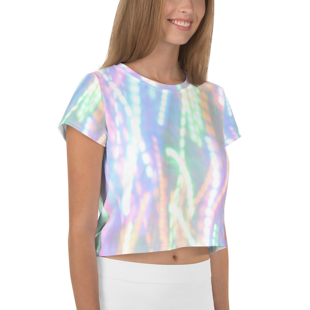 All-Over Print Crop Tee