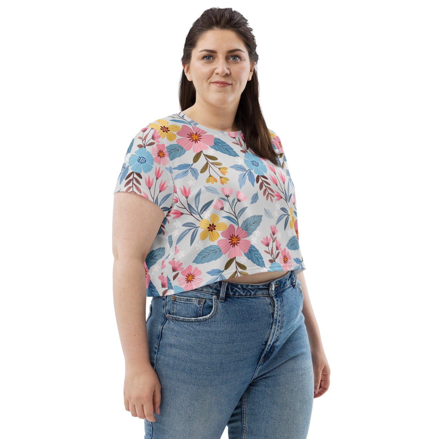 All-Over Print Crop Tee