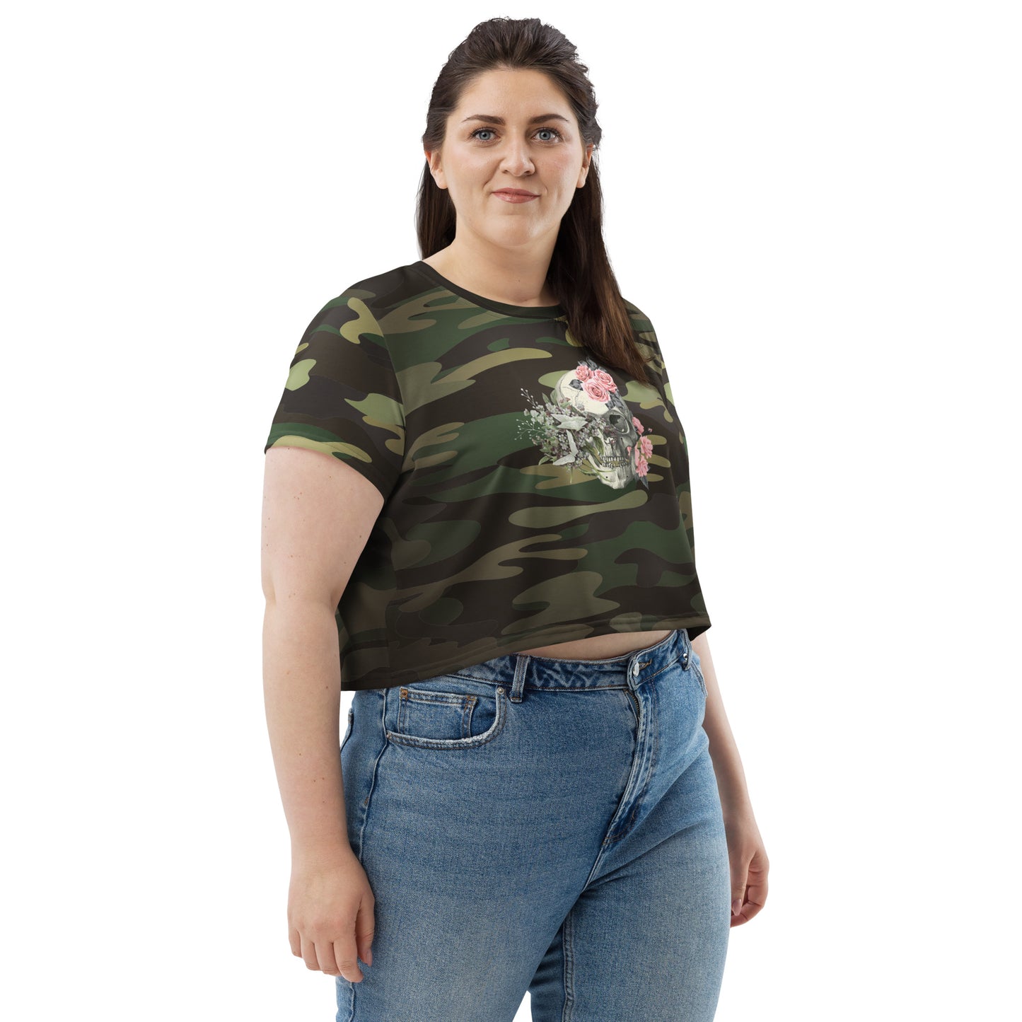 All-Over Print Crop Tee