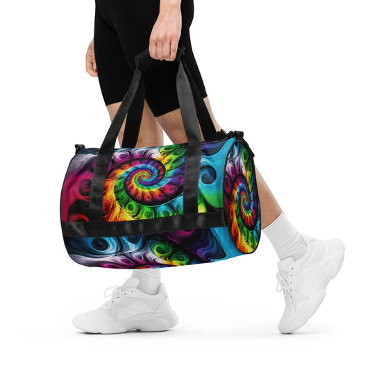 All-over print gym bag Adult/Teen Accessories Duffle Bag Great for Overnights/Weekends