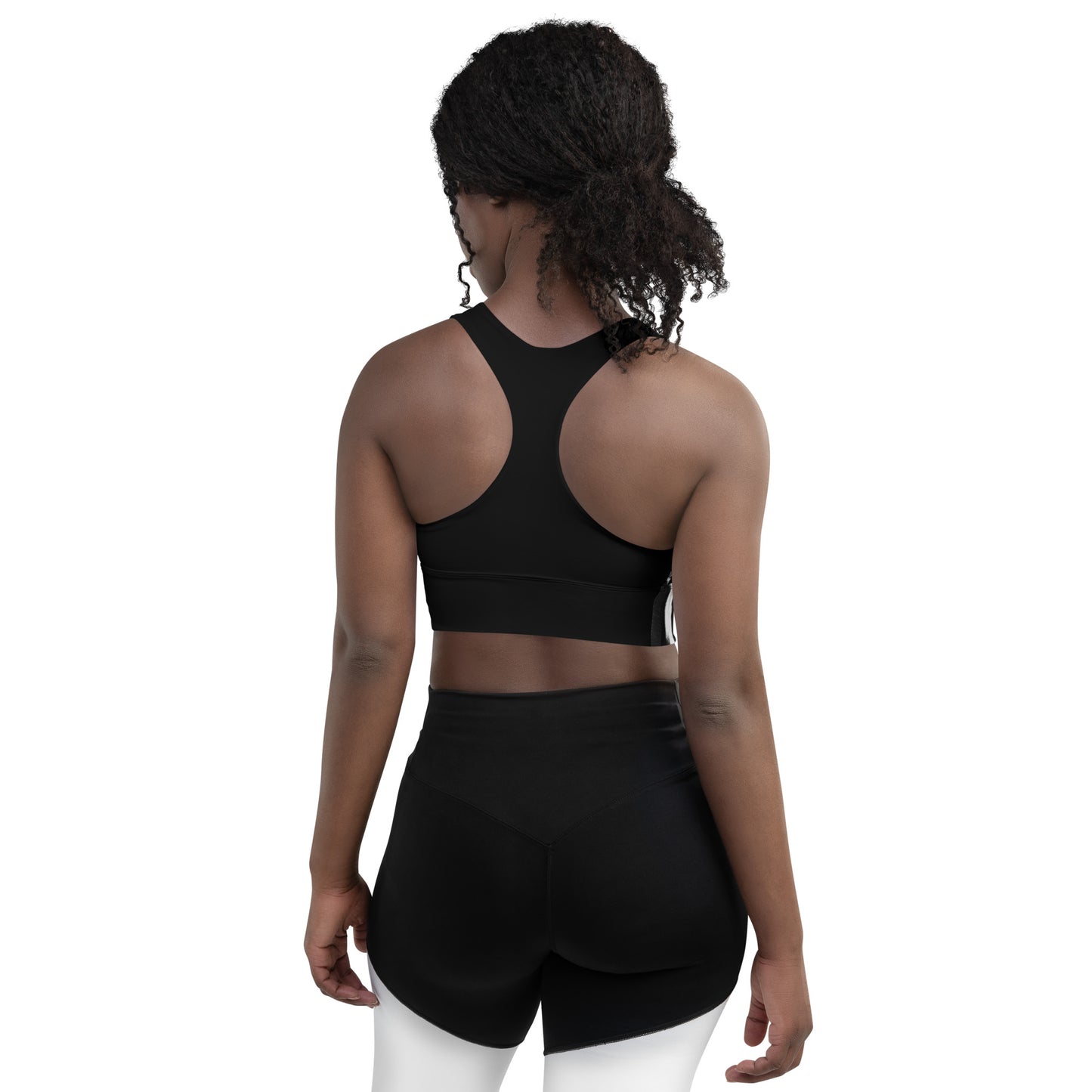 Longline sports bra