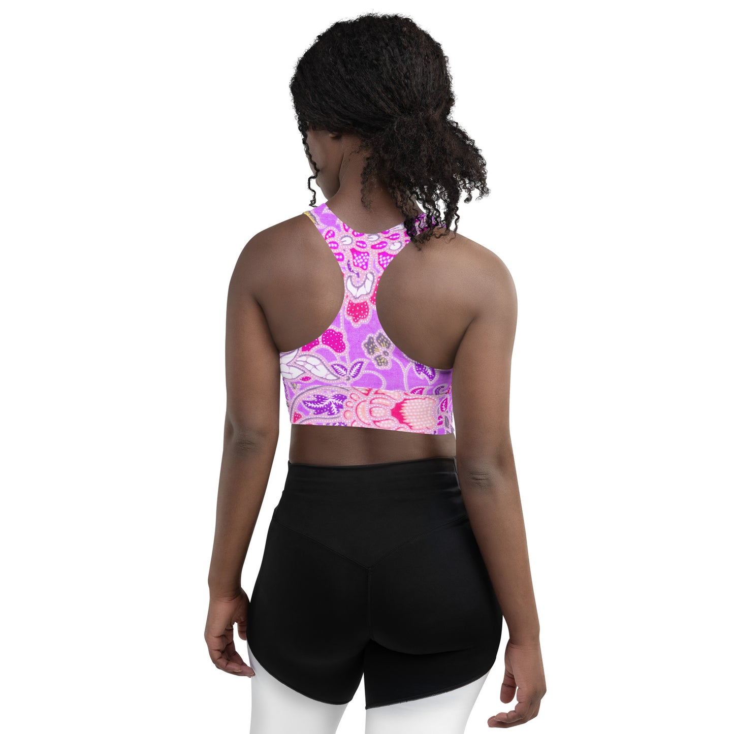 Longline sports bra