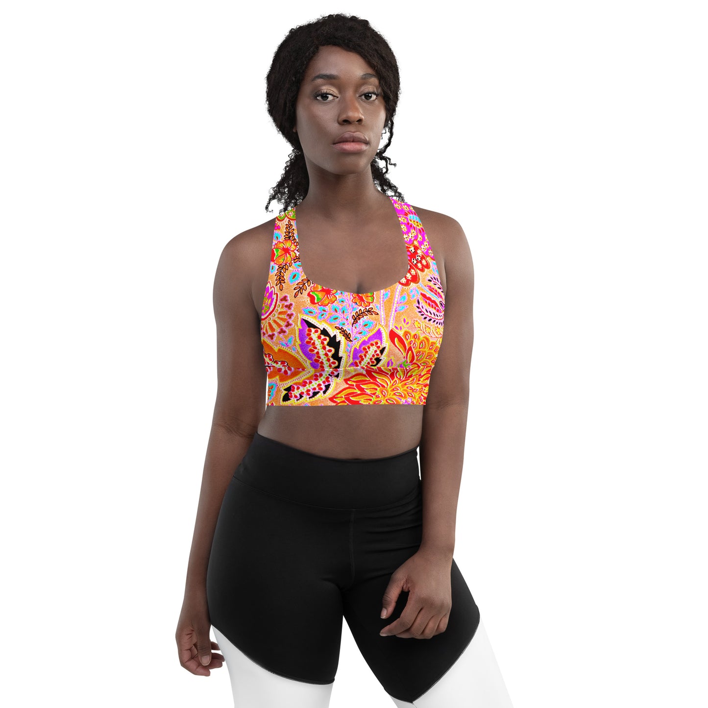 Longline sports bra