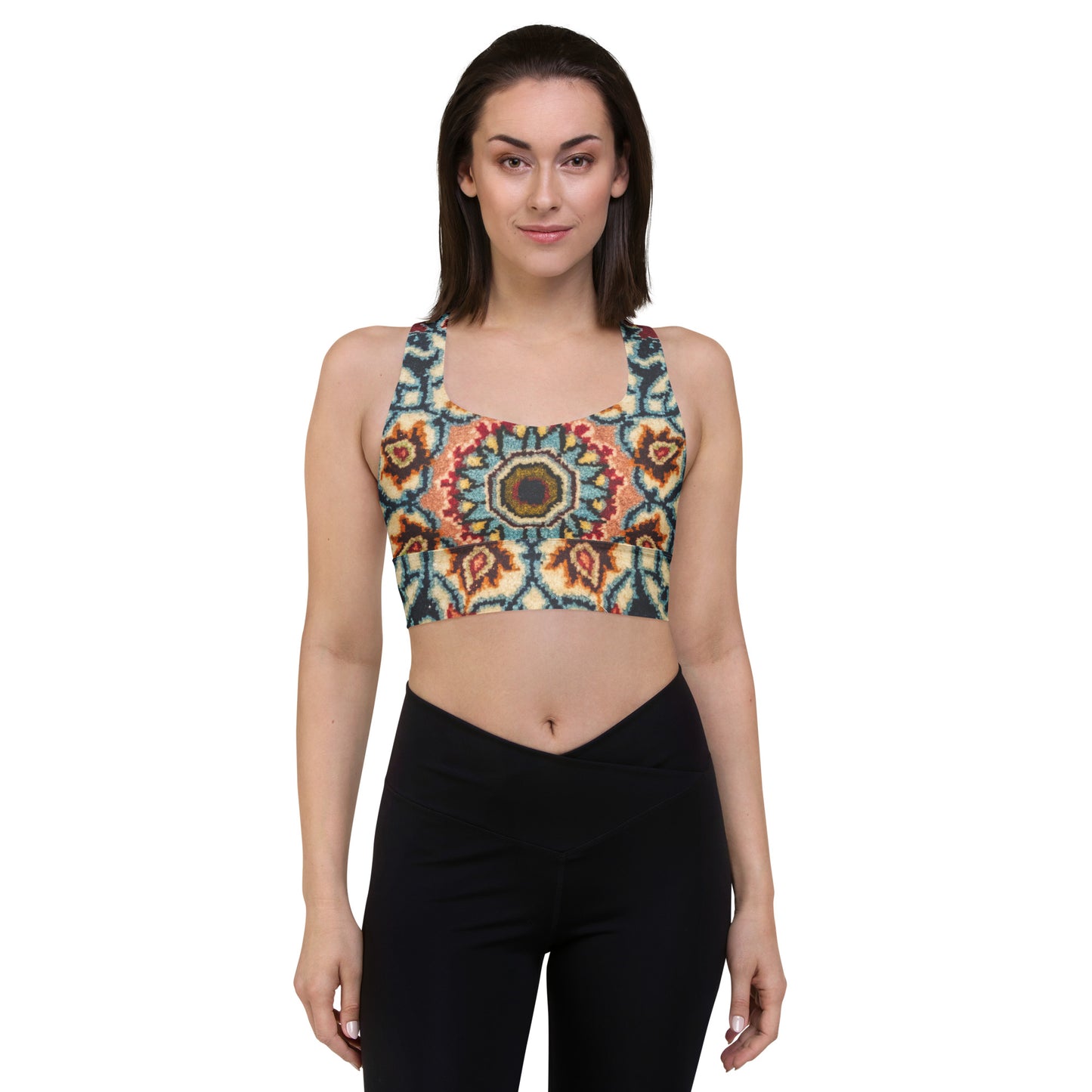 Longline sports bra