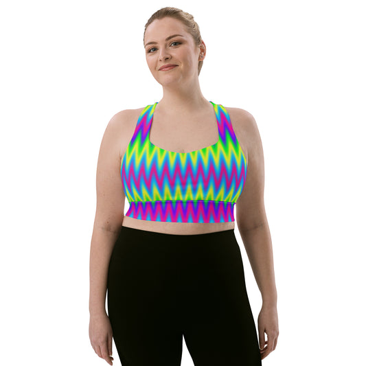 Longline sports bra