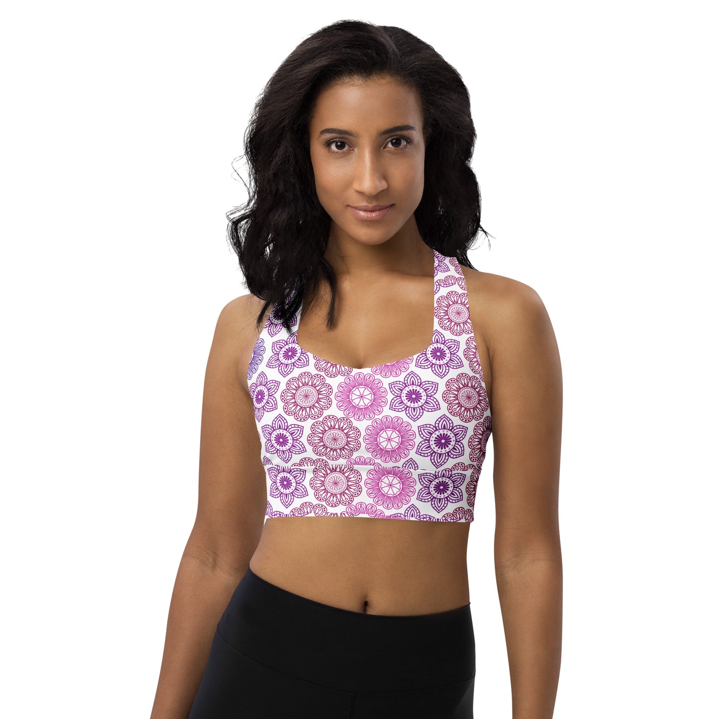 Longline sports bra