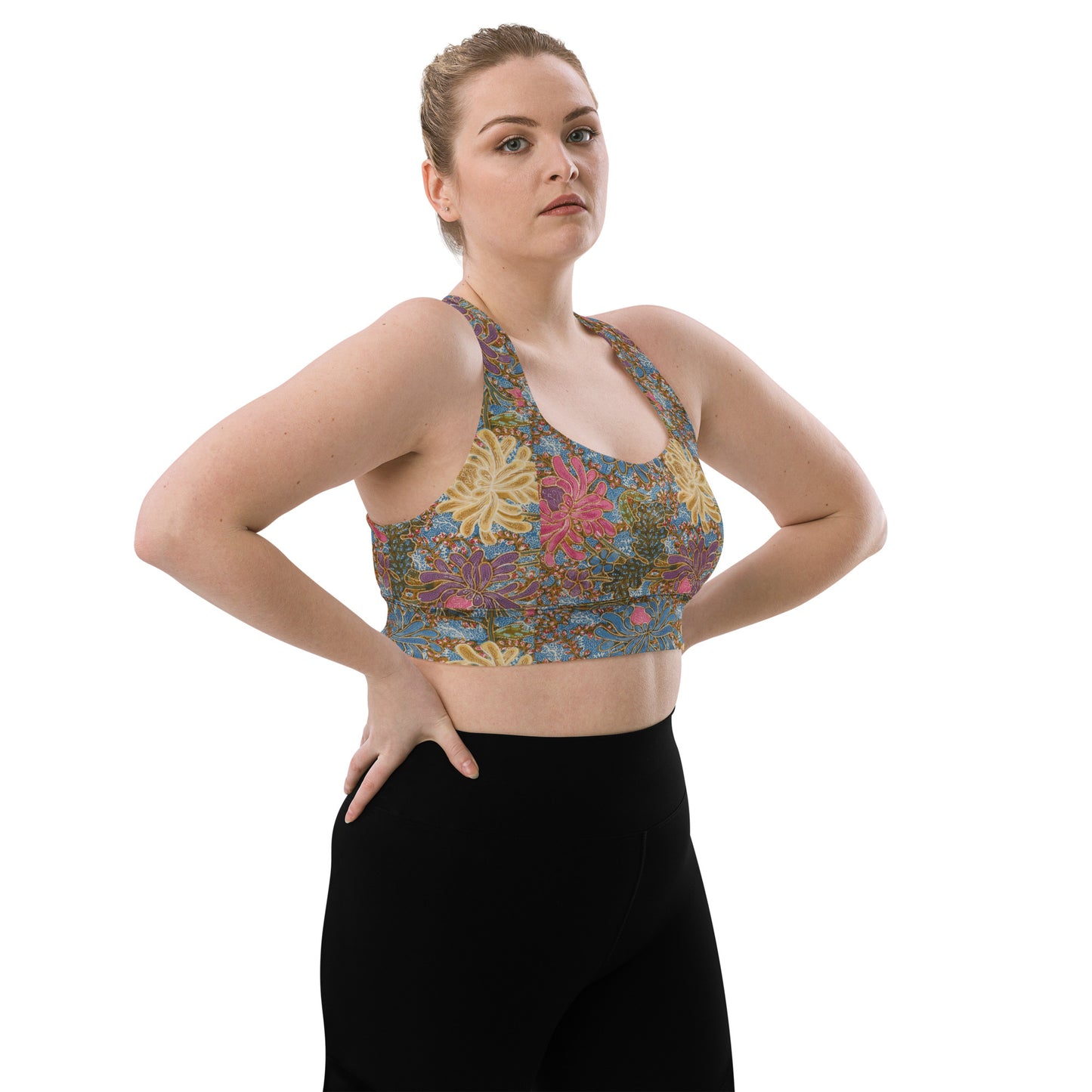 Longline sports bra