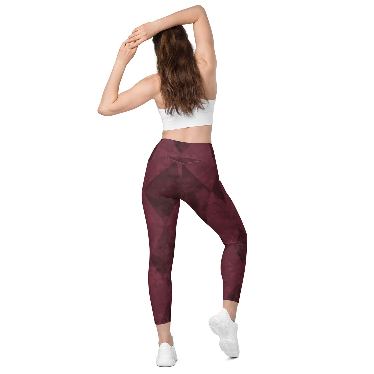 Crossover leggings with pockets Has Matching Top Sold Separate XXS to 6XL Adult/Teen Activewear