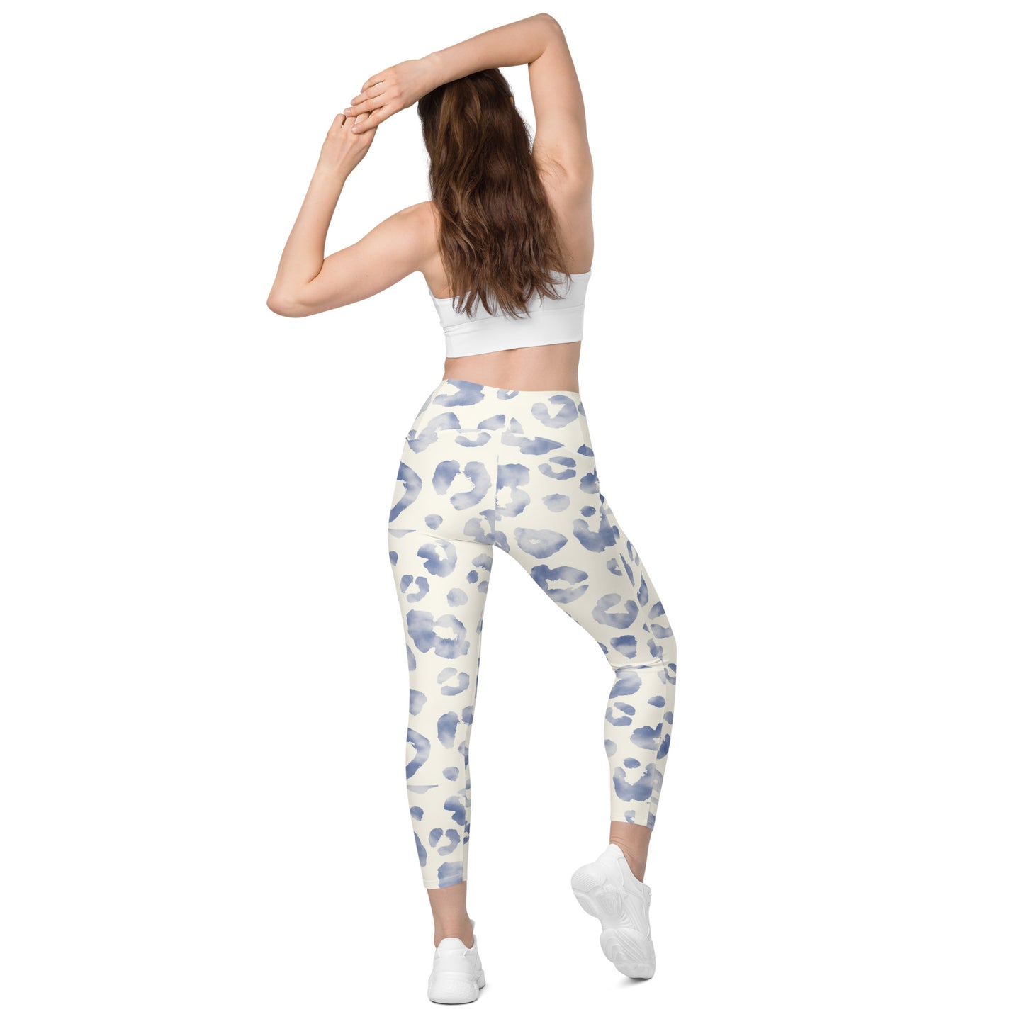 Crossover leggings with pockets Has Matching Top Sold Separate XXS to 6XL Adult/Teen Activewear