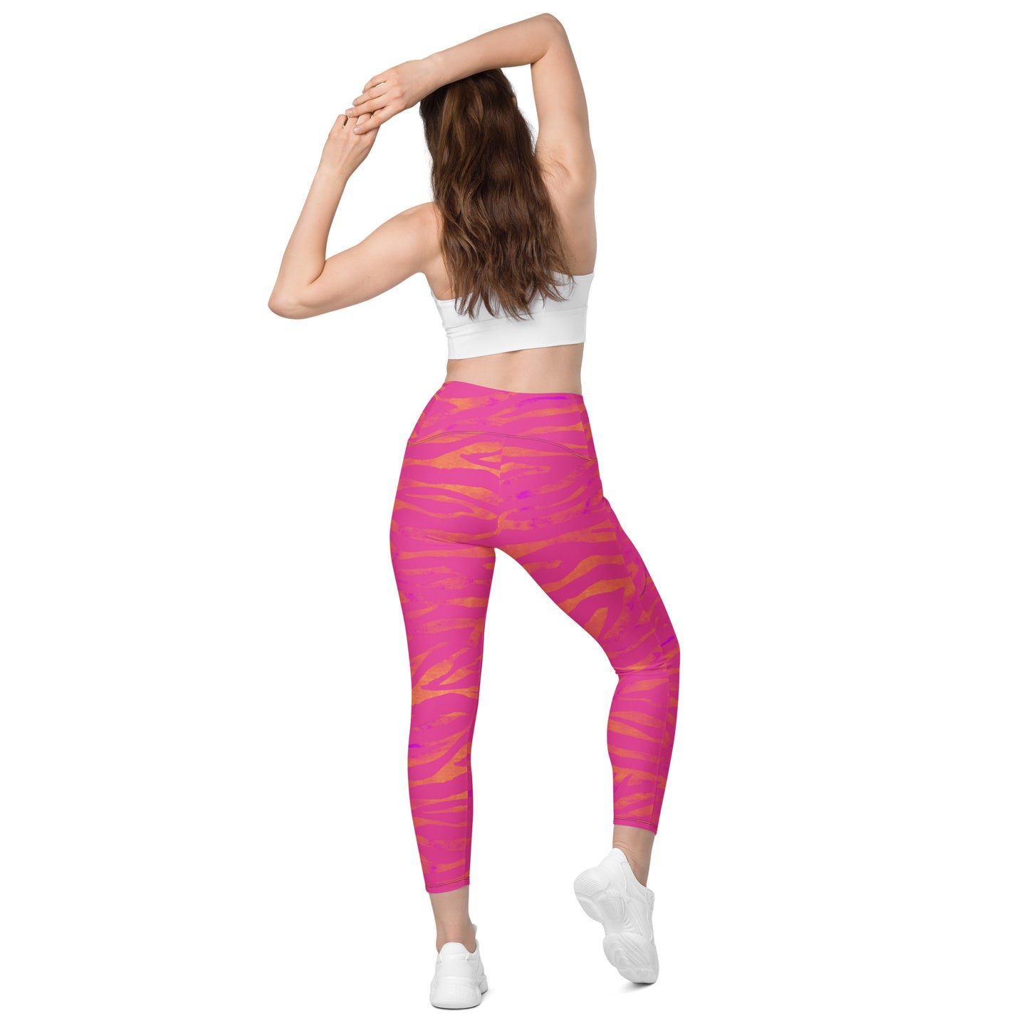 Crossover leggings with pockets Has Matching Top Sold Separate XXS to 6XL Adult/Teen Activewear