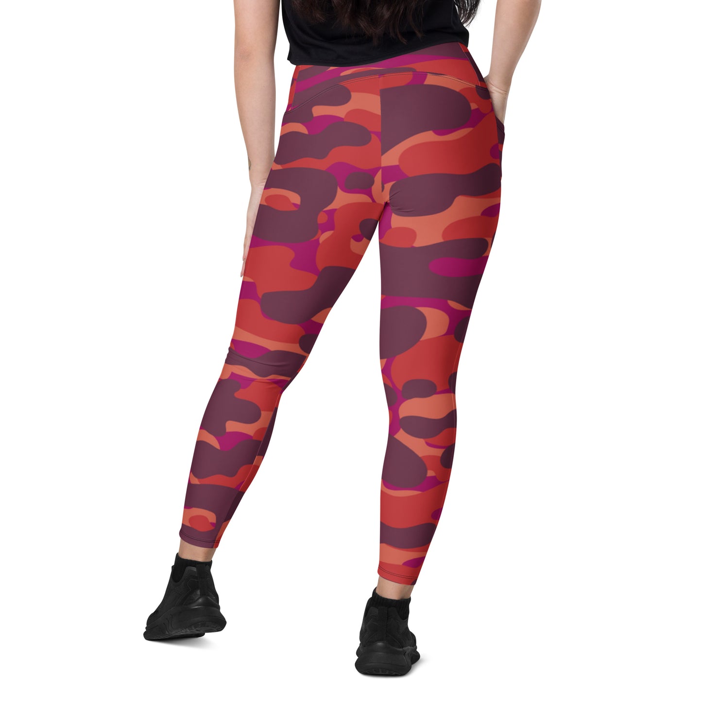 Crossover leggings with pockets Has Matching Top Sold Separate XXS to 6XL Adult/Teen Activewear