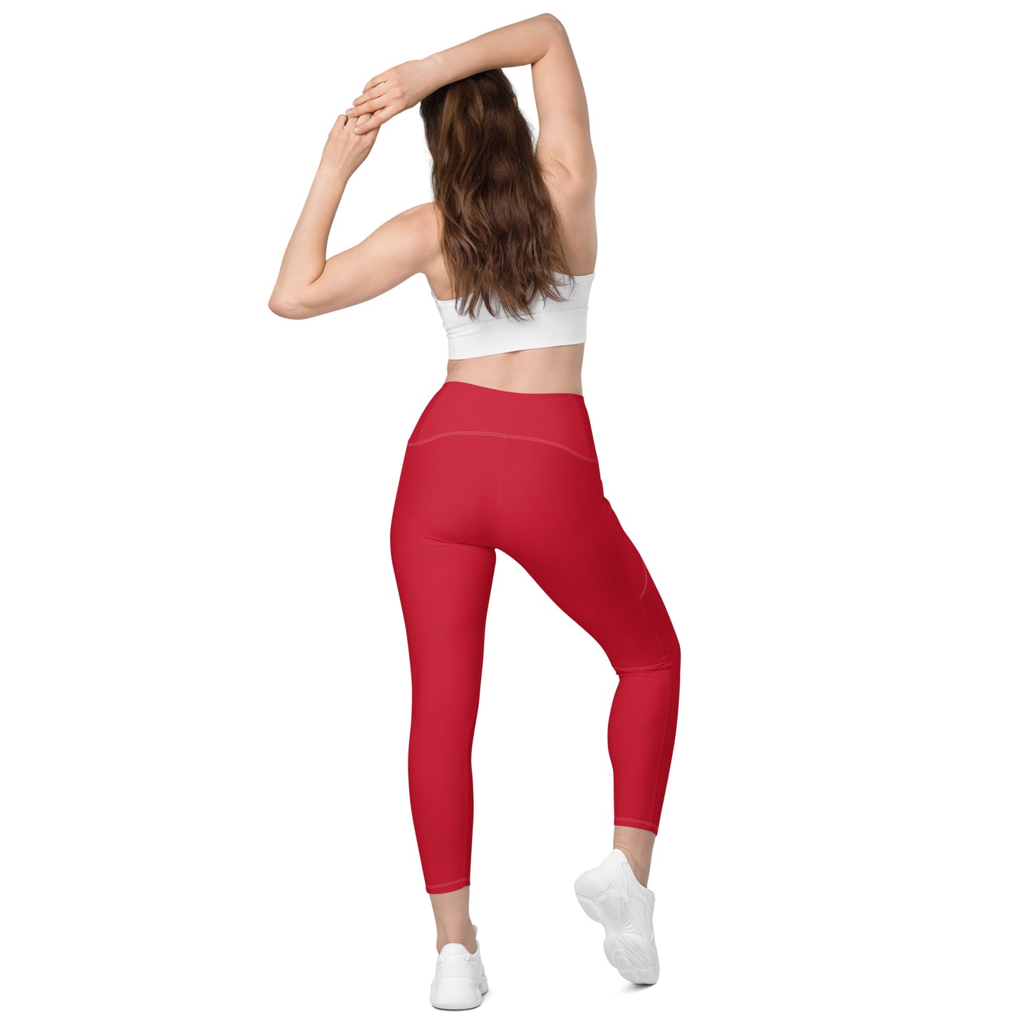 Crossover leggings with pockets Has Matching Top Sold Separate XXS to 6XL Adult/Teen Activewear