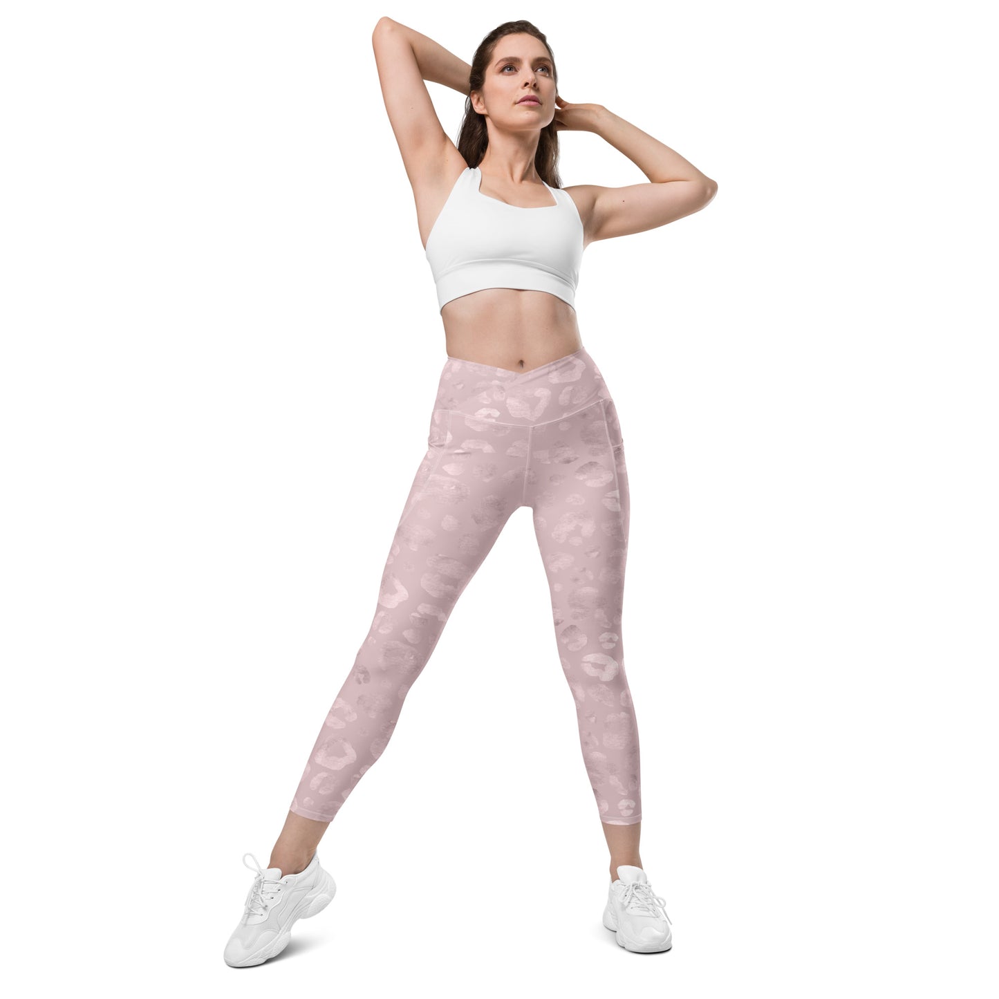 Crossover leggings with pockets Has Matching Top Sold Separate XXS to 6XL Adult/Teen Activewear