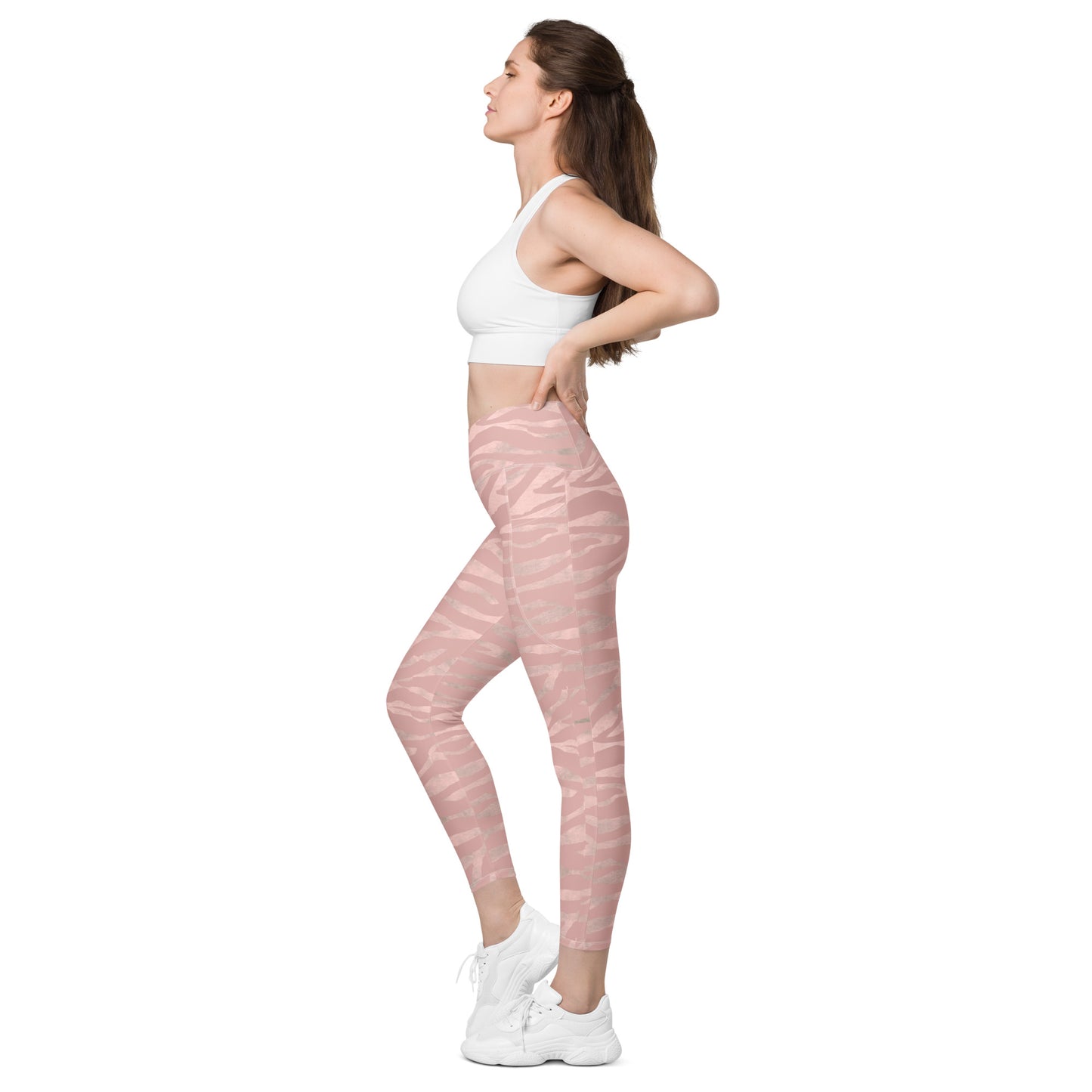 Crossover leggings with pockets Has Matching Top Sold Separate XXS to 6XL Adult/Teen Activewear