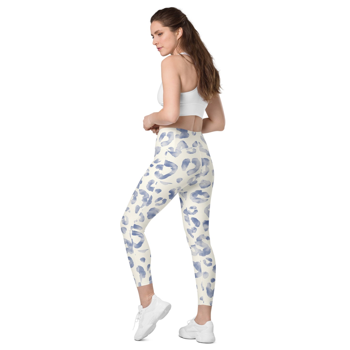 Crossover leggings with pockets Has Matching Top Sold Separate XXS to 6XL Adult/Teen Activewear