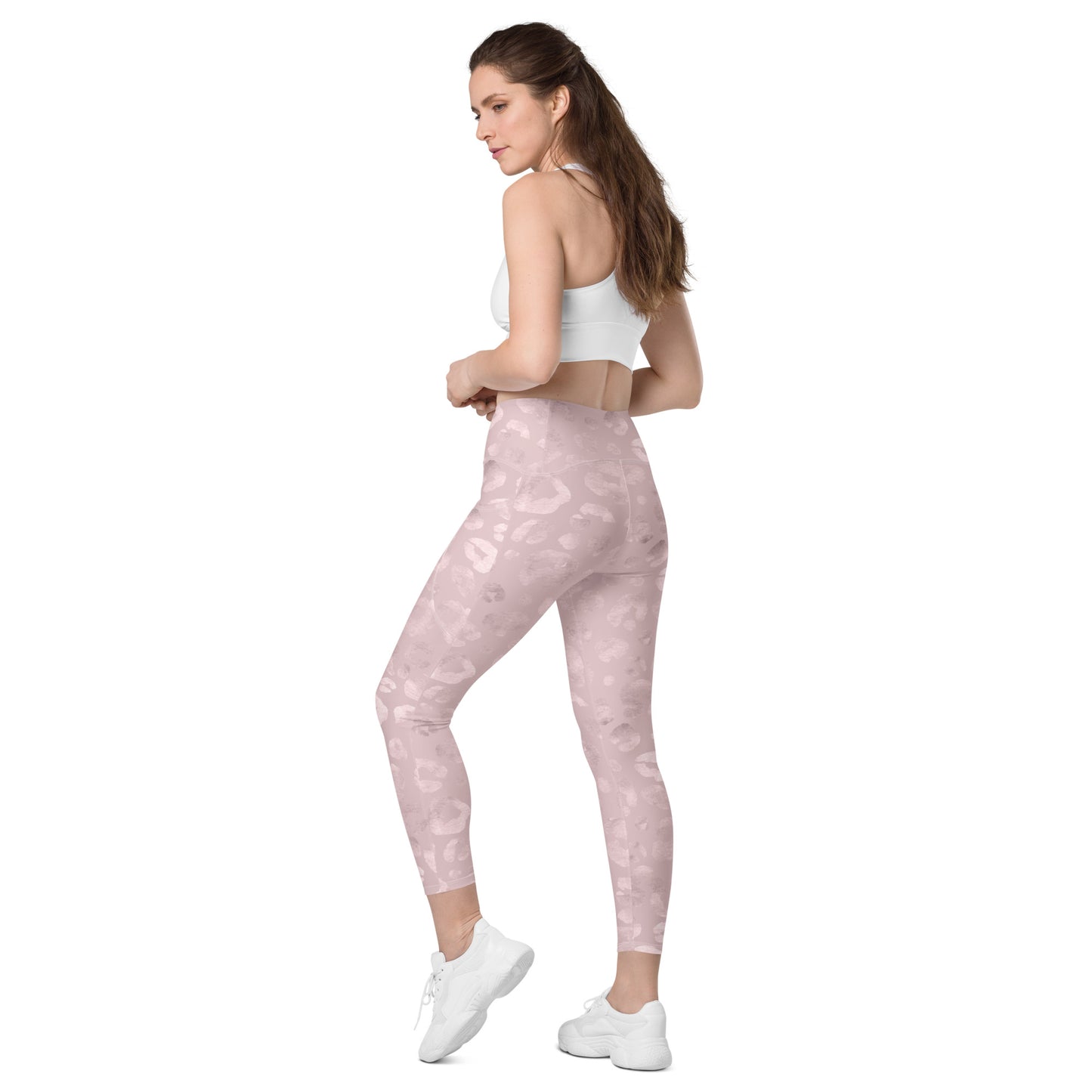 Crossover leggings with pockets Has Matching Top Sold Separate XXS to 6XL Adult/Teen Activewear