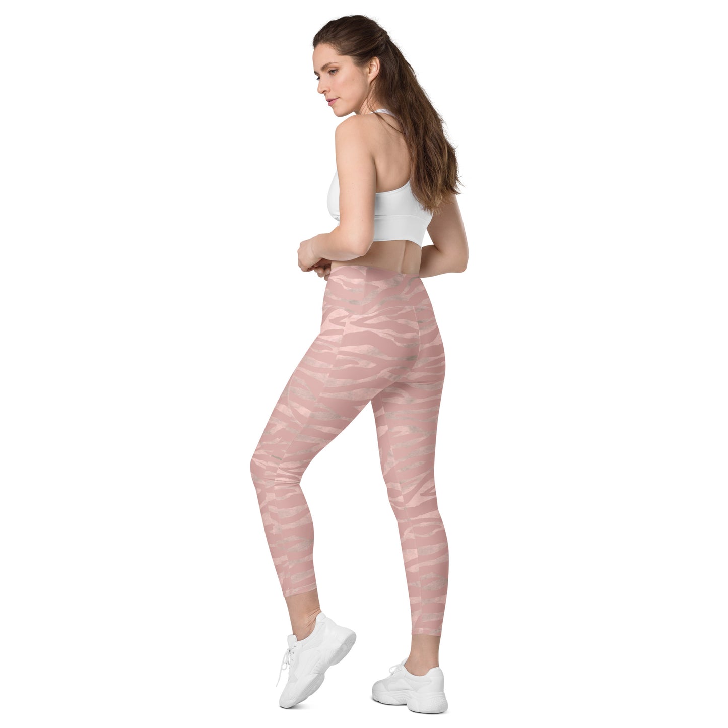 Crossover leggings with pockets Has Matching Top Sold Separate XXS to 6XL Adult/Teen Activewear