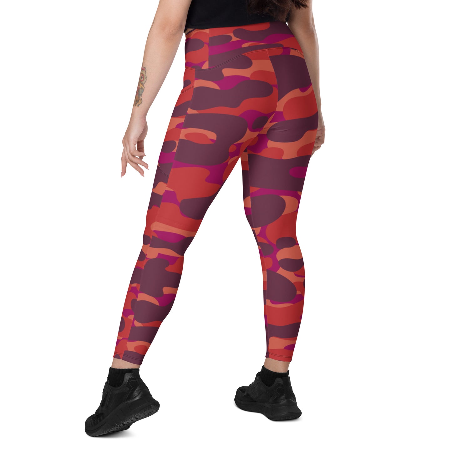 Crossover leggings with pockets Has Matching Top Sold Separate XXS to 6XL Adult/Teen Activewear