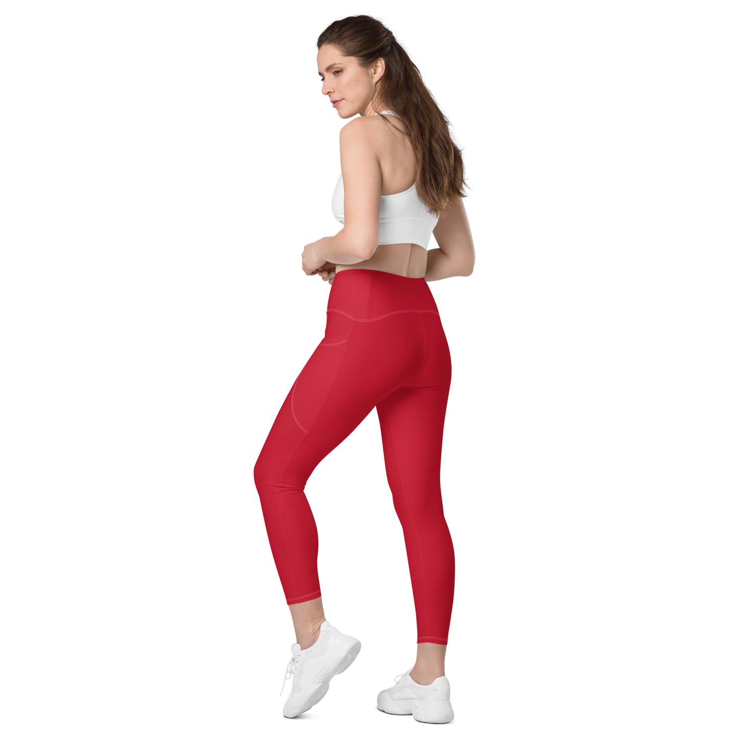 Crossover leggings with pockets Has Matching Top Sold Separate XXS to 6XL Adult/Teen Activewear