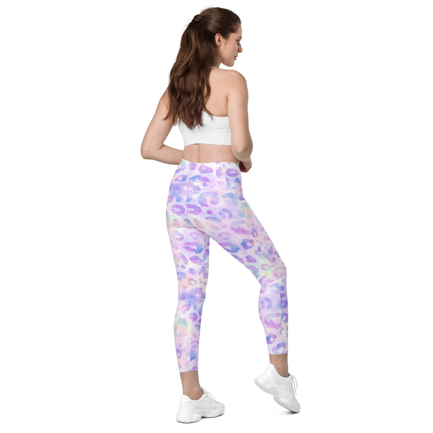 Crossover leggings with pockets Has Matching Top Sold Separate XXS to 6XL Adult/Teen Activewear