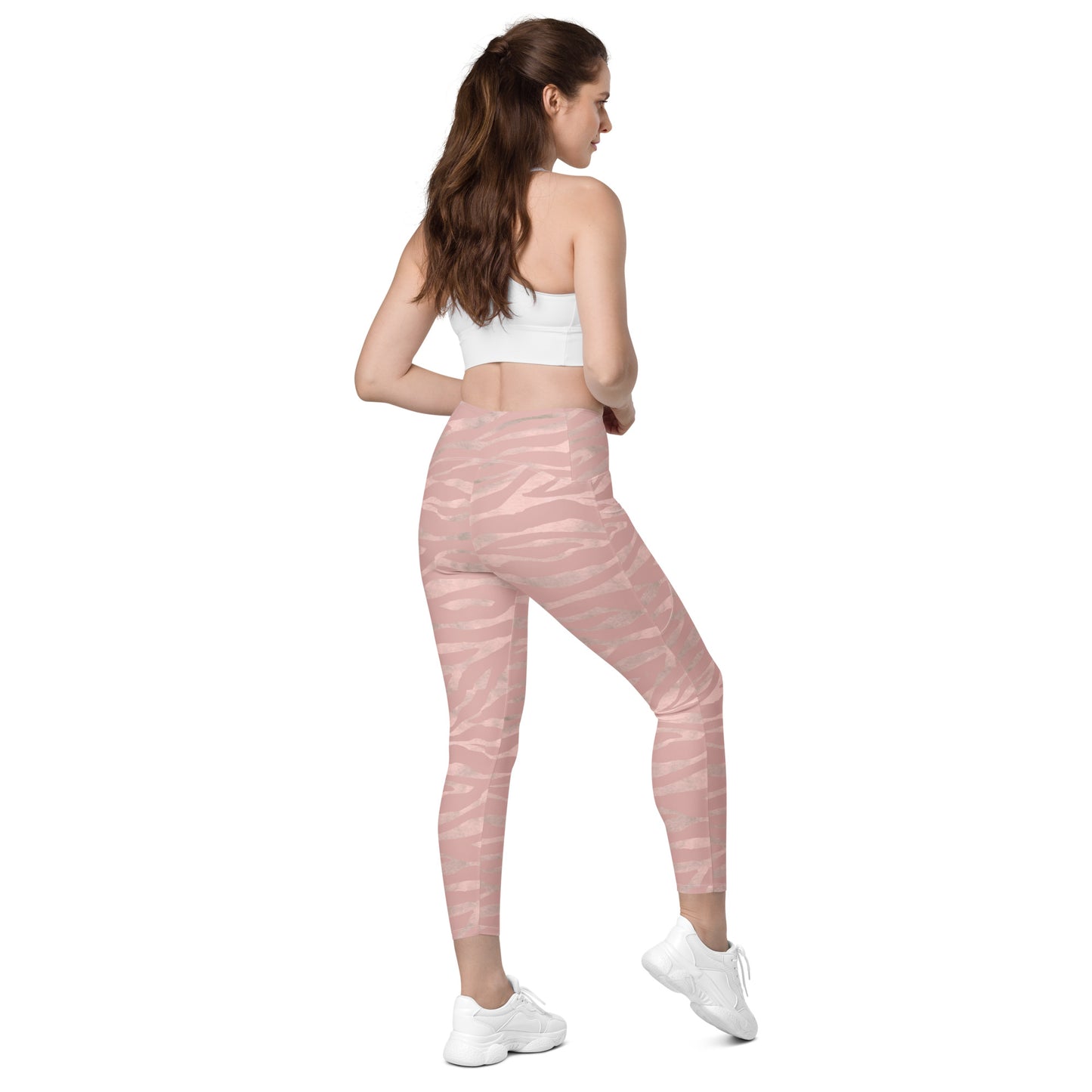 Crossover leggings with pockets Has Matching Top Sold Separate XXS to 6XL Adult/Teen Activewear