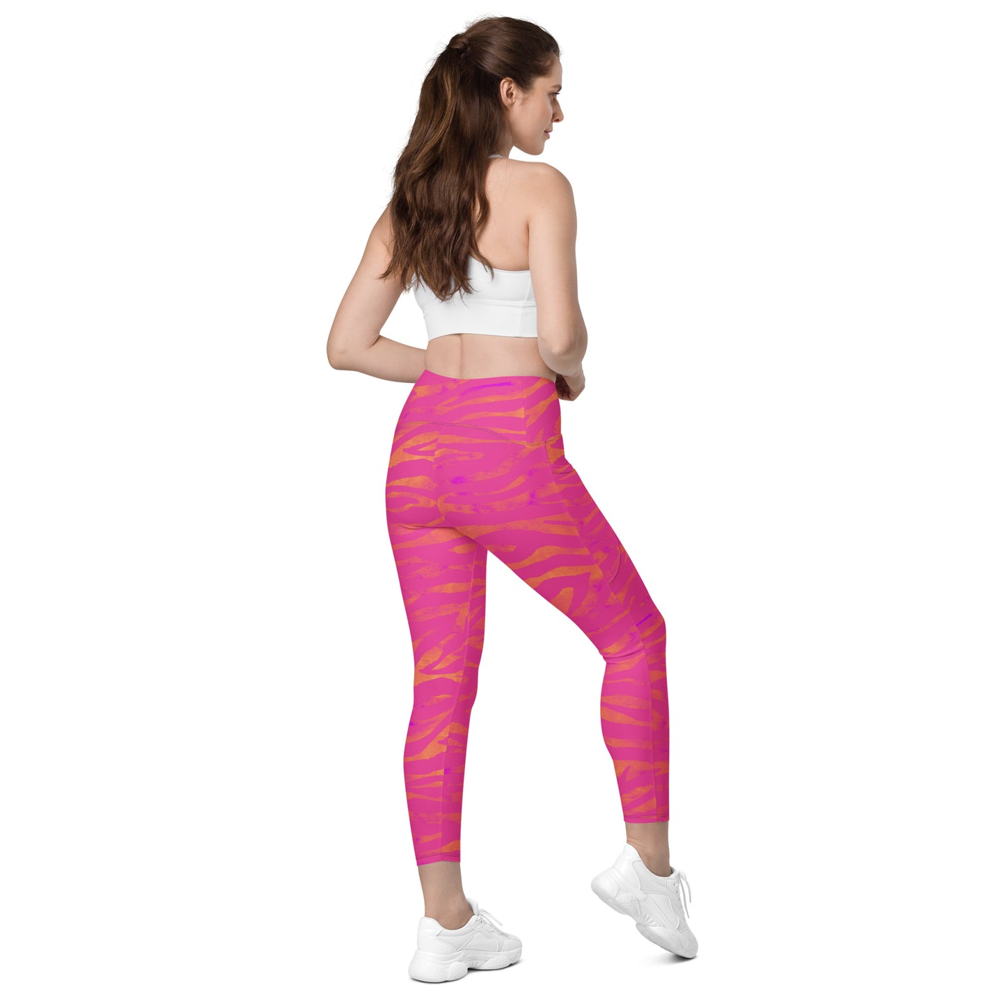 Crossover leggings with pockets Has Matching Top Sold Separate XXS to 6XL Adult/Teen Activewear